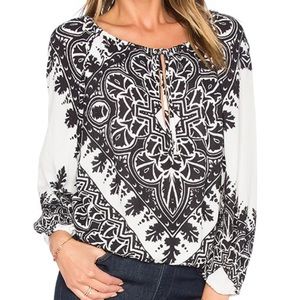 Alice + Olivia | Women’s Boho Peasant Blouse S/P